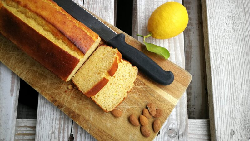 Recette de cake gâteau au citron et aux amandes super facile