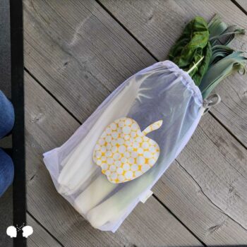 sac à fruits et légumes en vrac allongé
